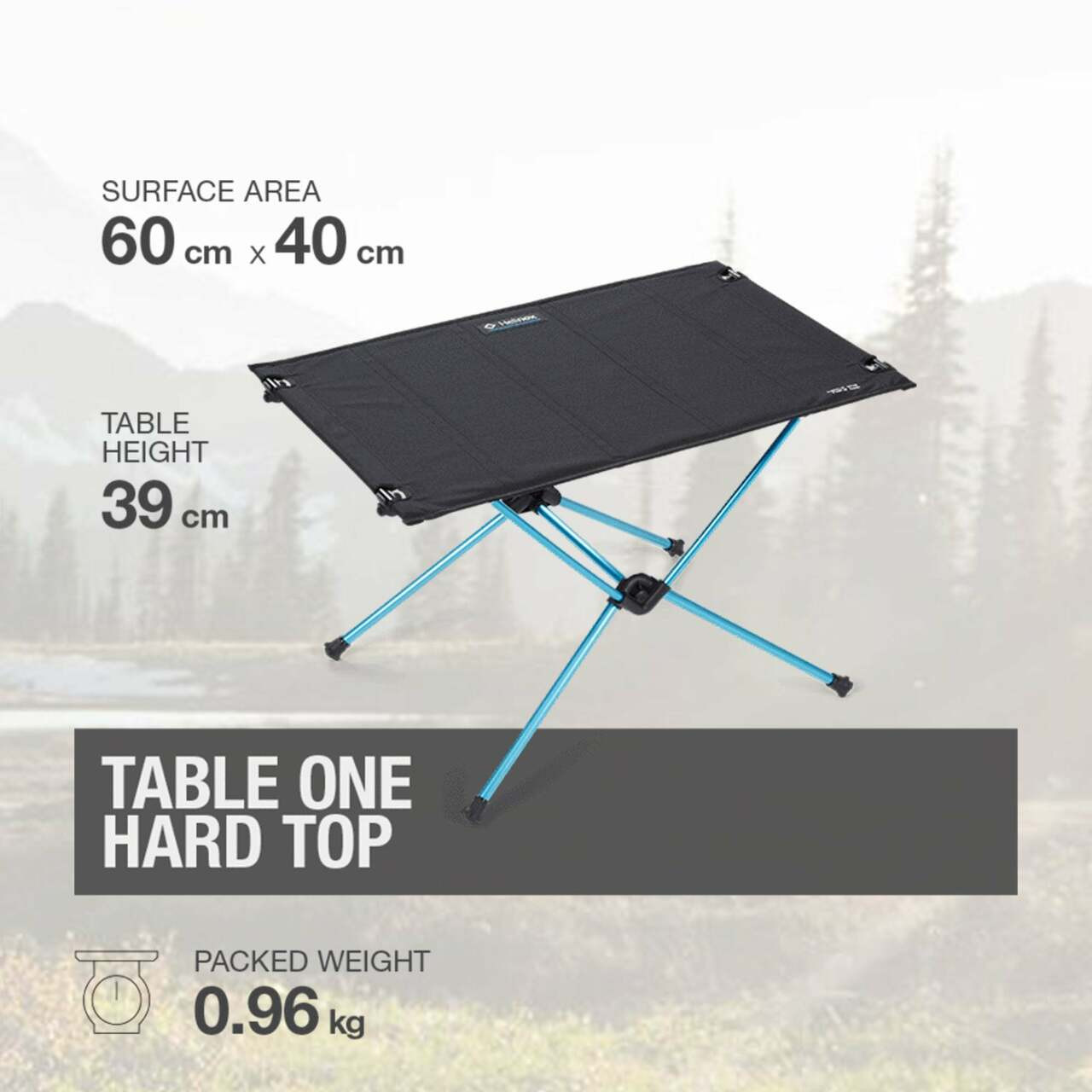 Helinox Table One Hard Top | Ultralight Outdoor Gear