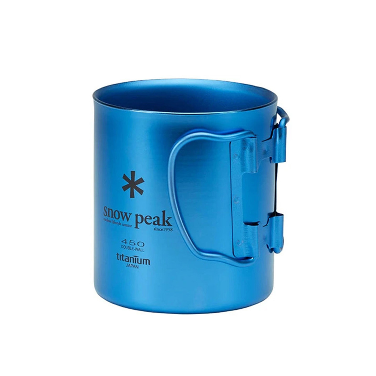 Snow Peak Titanium Double Wall 450 Coloured Mug | UK | Ultralight