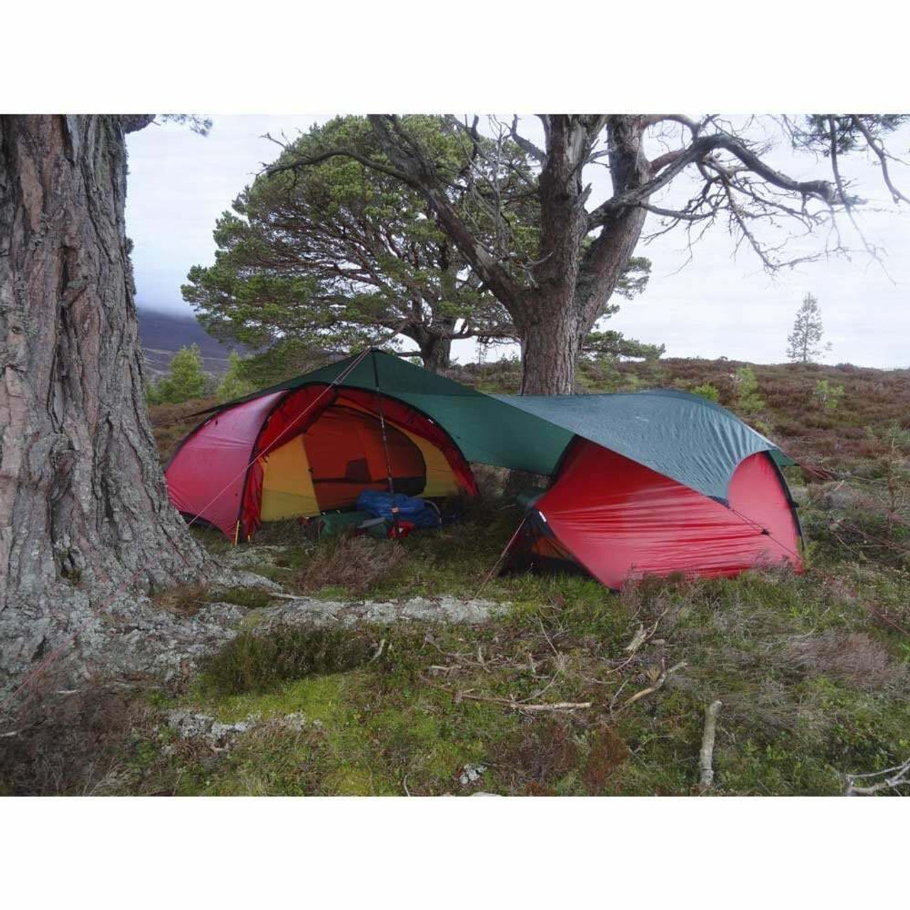 約23cm×265cmヒルバーグ タープ UL10 レッド hilleberg - テント・タープ