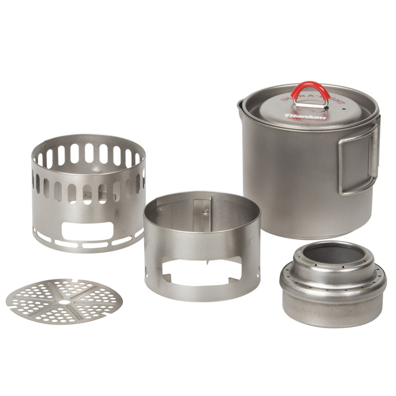 ECA268R Titanium Pot 500 with Titanium Stove