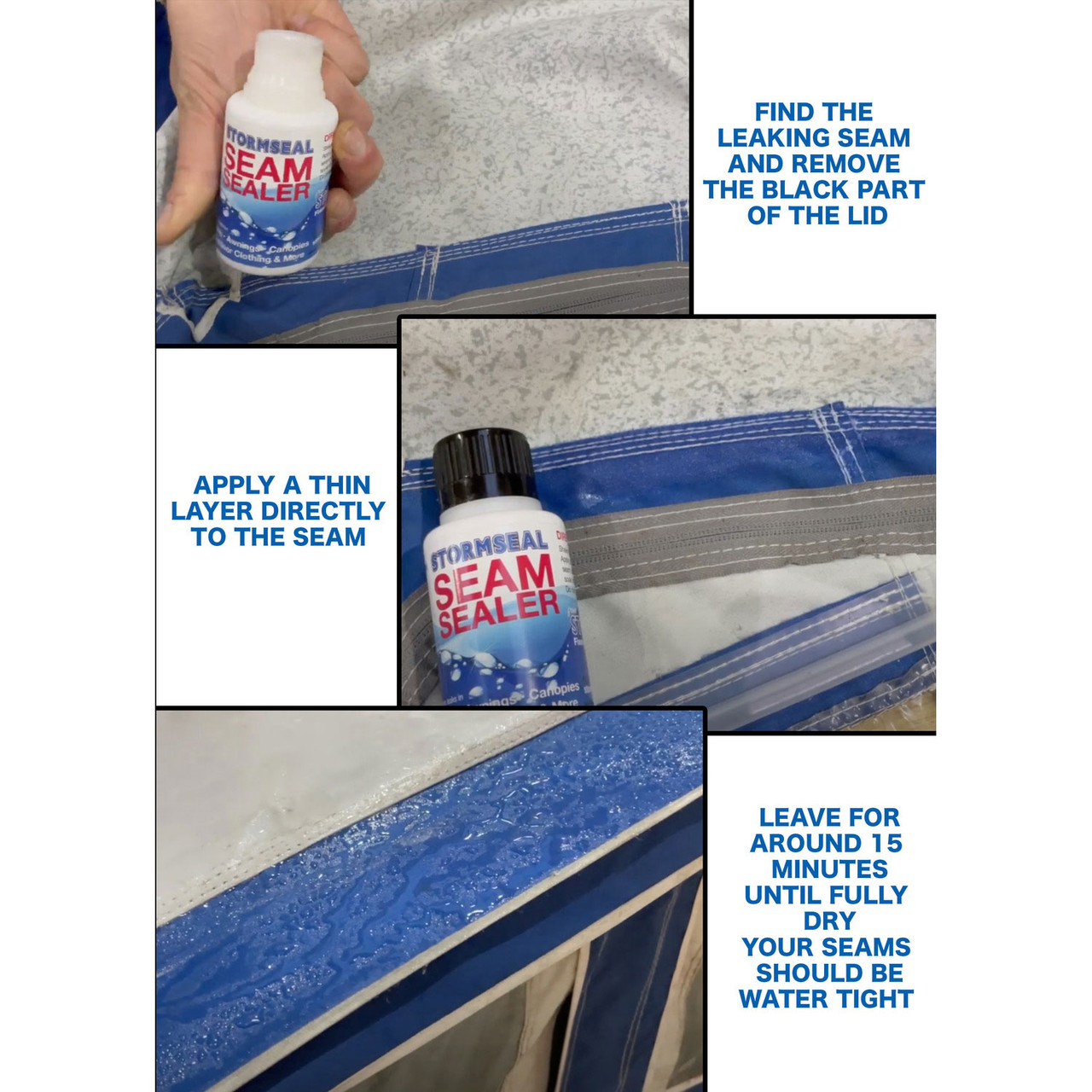 McNett Seam-Sure Water Based Seam Sealer - 2 fl oz bottle