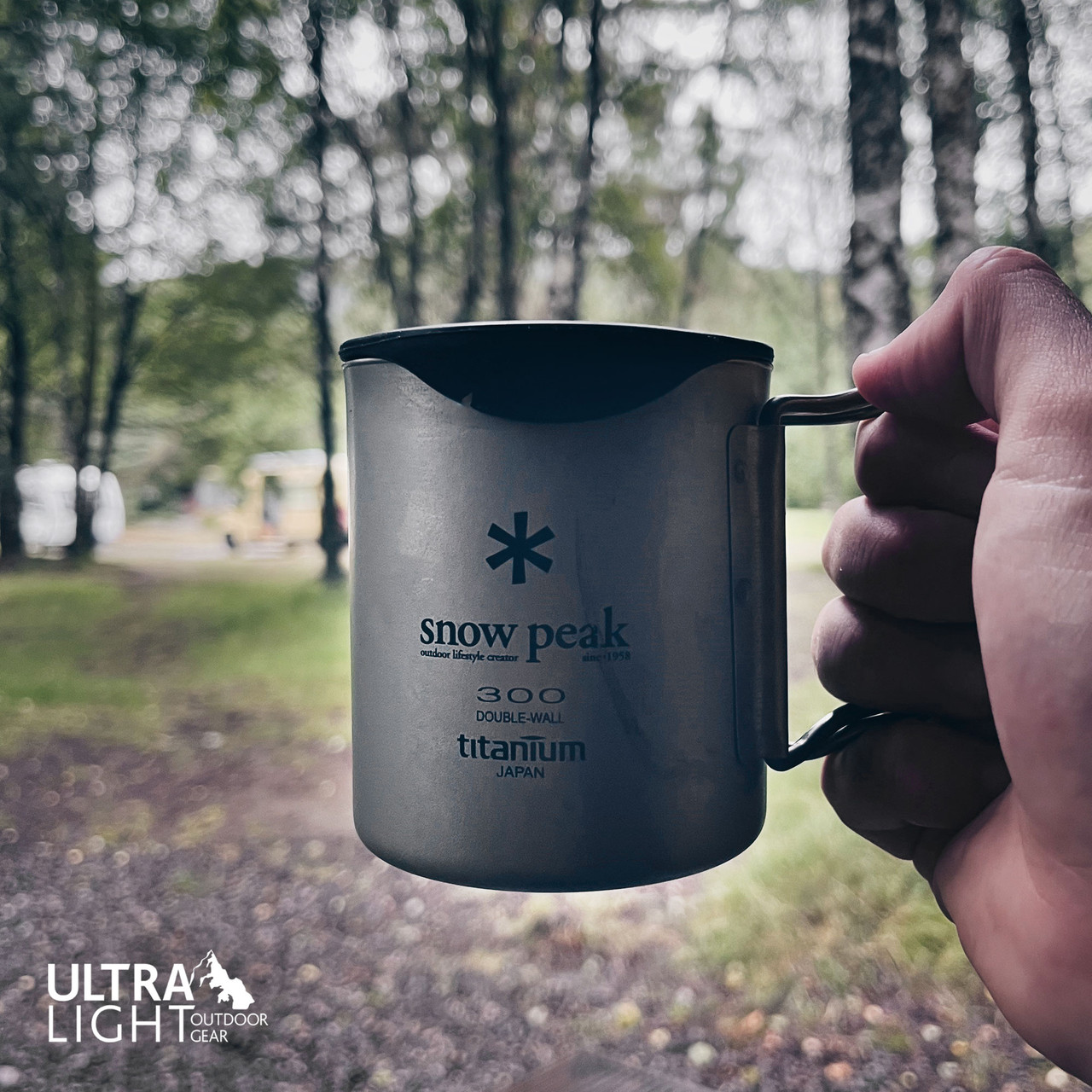 Titanium Double Wall 300 Mug - Ultralight Titanium Camping Cup – Snow Peak