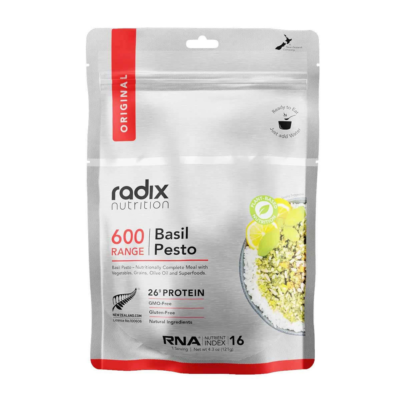 Radix Nutrition Original Basil Pesto Meal 600kcal UK