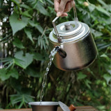 SilverAnt Titanium 1500ml Bushcraft Kettle 