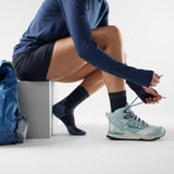 Womens Hike Targeted Cushion Mid Crew Socks
