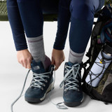 Womens Hike Targeted Cushion Mid Crew Socks