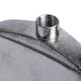 Titanium Hip Flask & Funnel 280ml
