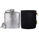Titanium Hip Flask & Funnel 280ml