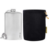 Titanium Hip Flask & Funnel 450ml