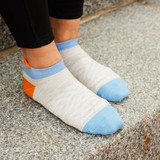 Womens Run No Show Tab Socks - Past Season Colours