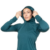 Womens Glace Hooded Top