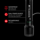 P5R RECHARGEABLE LED Torch