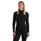 Womens Malli Long Sleeve Zip T-Shirt