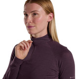 Womens Malli Long Sleeve Zip T-Shirt