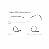 DD Hammocks DD Soft Shackle Karabiner x2 - Regular