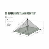 DD Hammocks DD Superlight Pyramid Mesh Tent