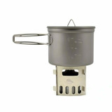 TOAKS Titanium Alcohol Stove Cook System with 900ml Pot