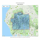 Harvey Maps British Mountain Map - Lake District