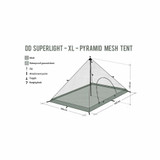 DD Hammocks DD Superlight XL Pyramid Mesh Tent