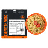 Expedition Foods Chicken Rice with Vegetables Double Serving