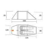 Vango F10 Xenon UL Air 2 Tent 