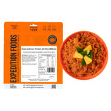Expedition Foods Sweet and Sour Chicken with Rice (High Energy Serving) 