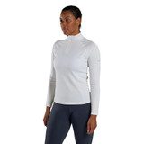 Womens Dart Zip Neck