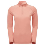 Womens Dart Zip Neck