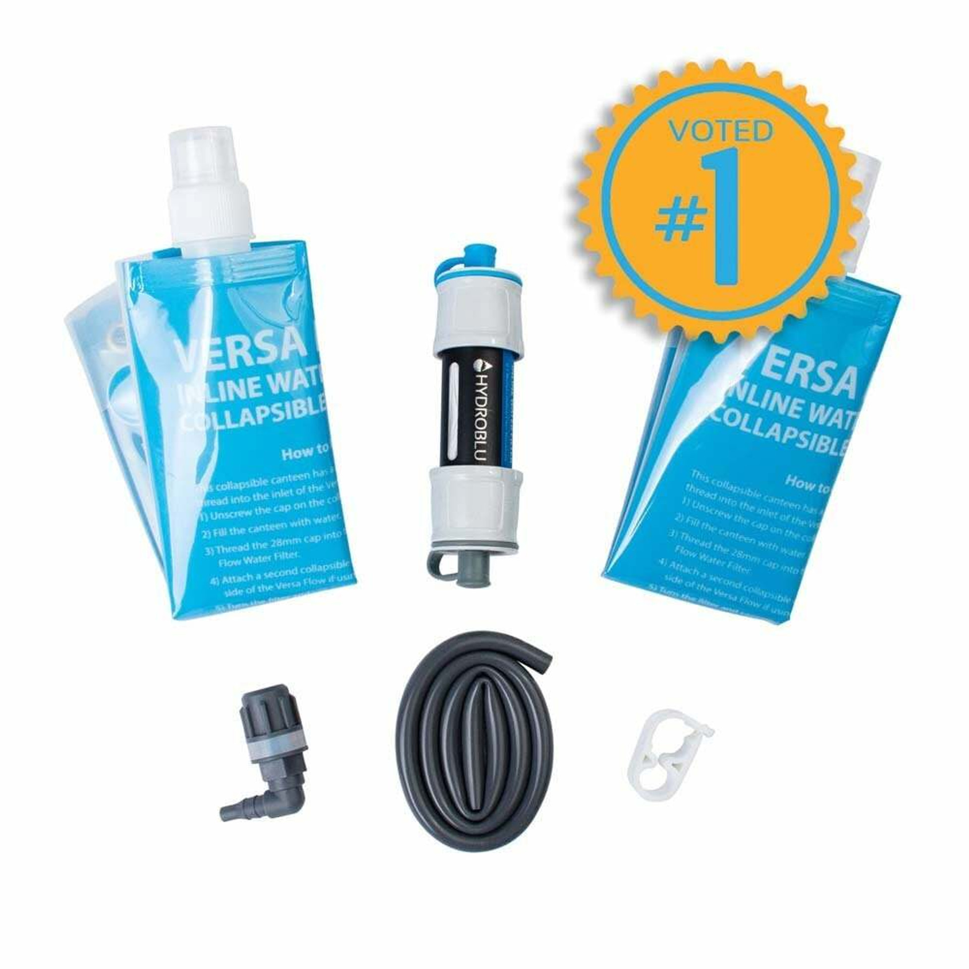 HydroBlu Versa Flow Lightweight Water Filter UK Ultralight Outdoor Gear