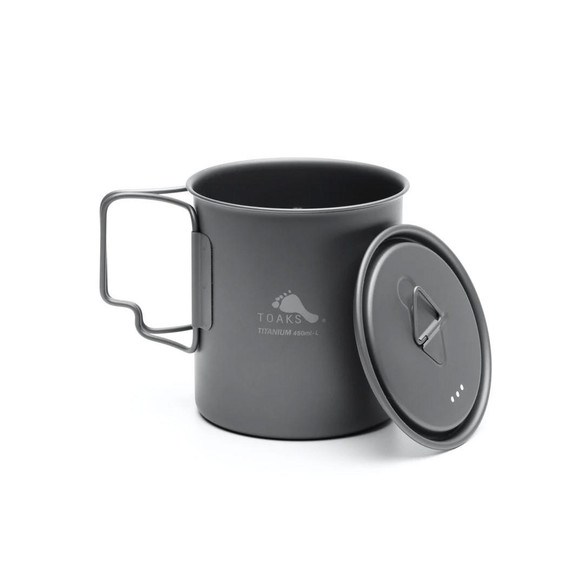 TOAKS Ultralight Titanium 450ml Cup with Lid 