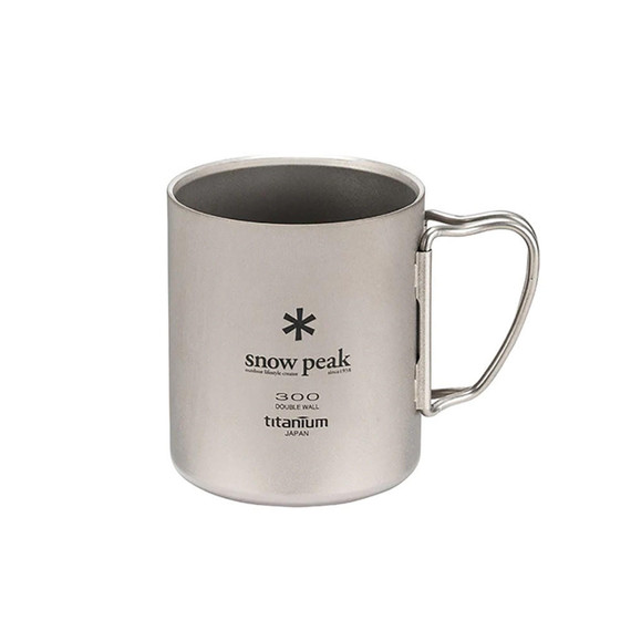 Snow Peak Recycled Titanium Double Wall 300 Mug 