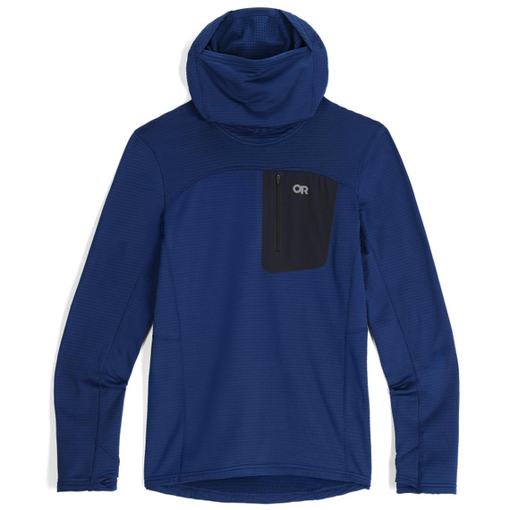 Vigor Grid Fleece Pullover Hoodie - Past Season Colours