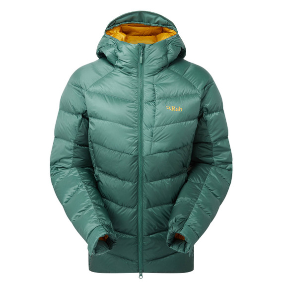 Womens Glaceon Pro Down Jacket Eucalyptus/Green Slate