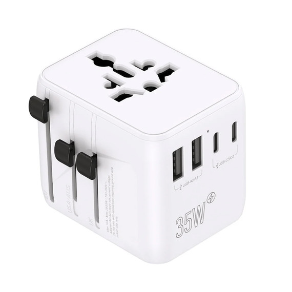 World Travel Adapter USB Fast Charge