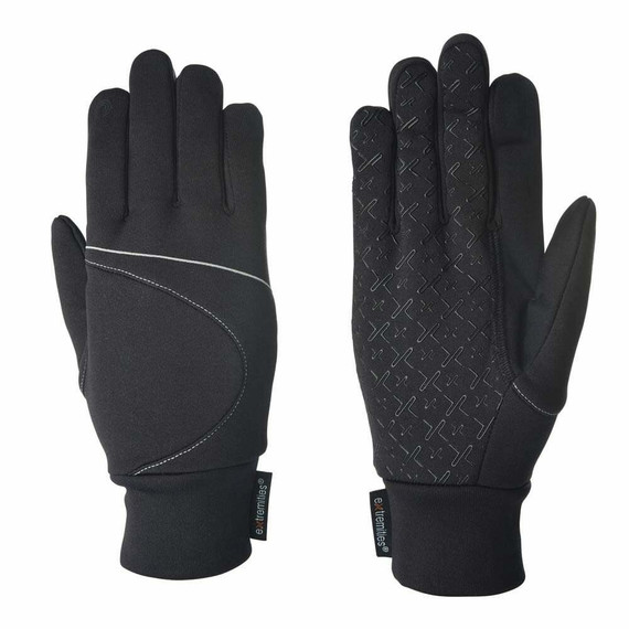 Extremities Sticky Power Thermal LINER Glove Grippy Silicon Palm Winter Walking 