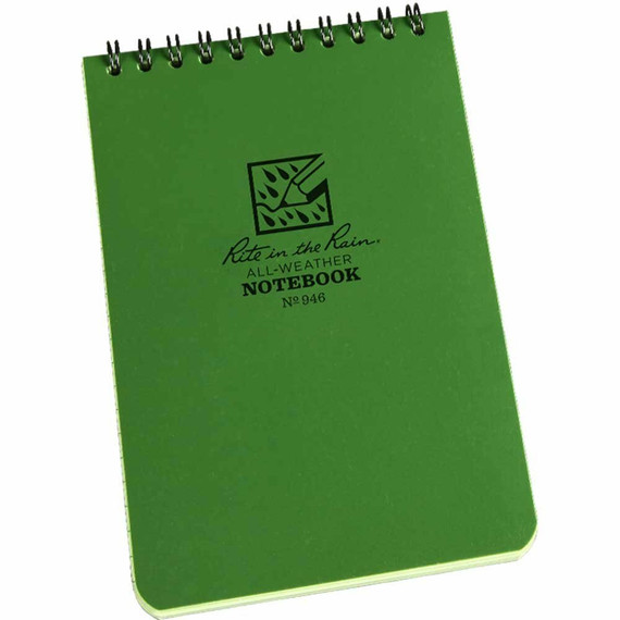 Carnet étanche Rite In The Rain - Format 21,5x27,9 Cm - Pages Imperméables - Couverture Polydura - 9