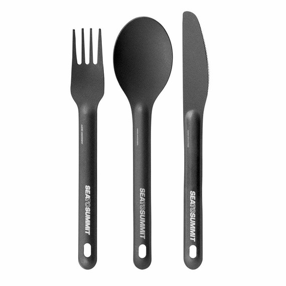 Sea to Summit Alphalight Alloy Cutlery Set - Knife, Fork and Spoon 3pc