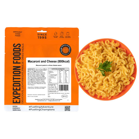 Expedition Foods Macaroni and Cheese High Energy Serving