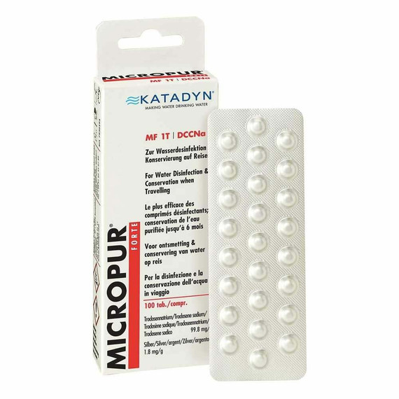 Katadyn Micropur Forte MF Water Treatment Tablets - 50 Tablets