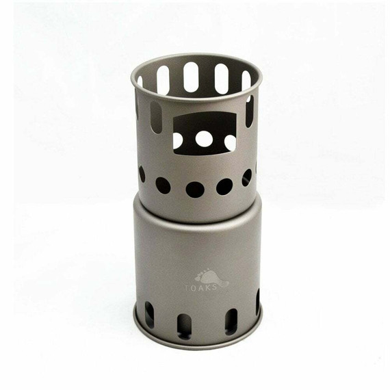 TOAKS Titanium Backpacking Wood Burning Stove - Small