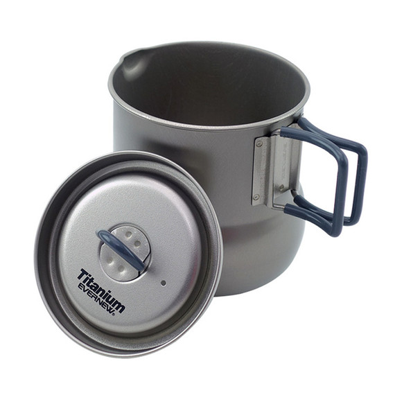 Evernew ECA537 Titanium Mug Pot 500 | UK | Ultralight Outdoor Gear