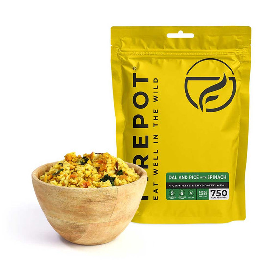 Firepot Dal and Rice with Spinach (XL Serving) 