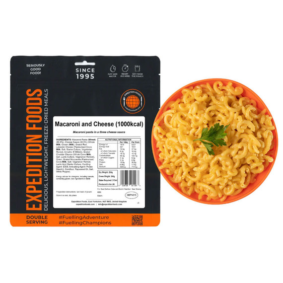 Expedition Foods Macaroni and Cheese (Double Serving) 
