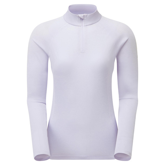 Womens Dart Zip Neck