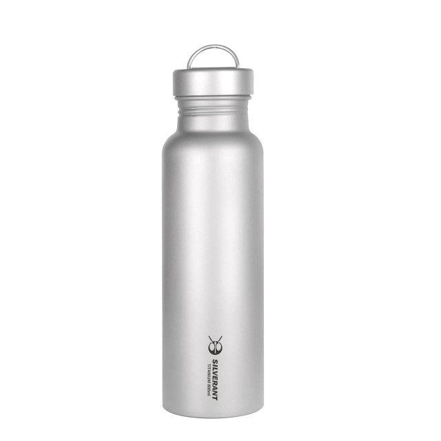 SilverAnt Titanium Water Bottle 800ml - Round 