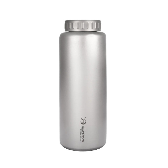 SilverAnt Large Titanium Water Bottle 1500ml - Wide Mouth 