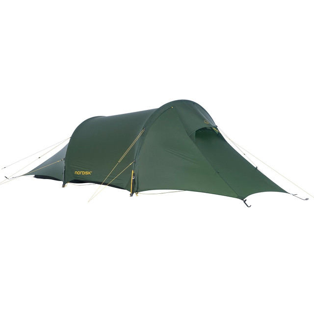 2 Halland NORDISK LW tent tunnel backpacking 2-person 2.0 LW 2 Halland Nordisk 純正フットプリント付 緑 Tent テント・タープ