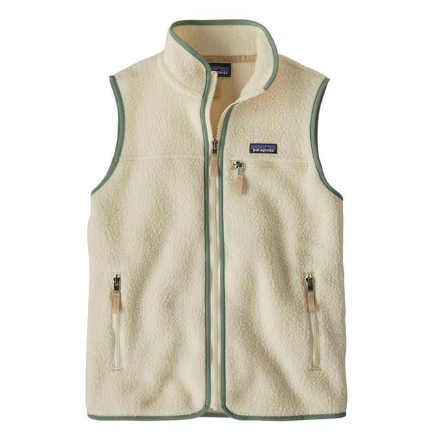 Womens Retro Pile Vest