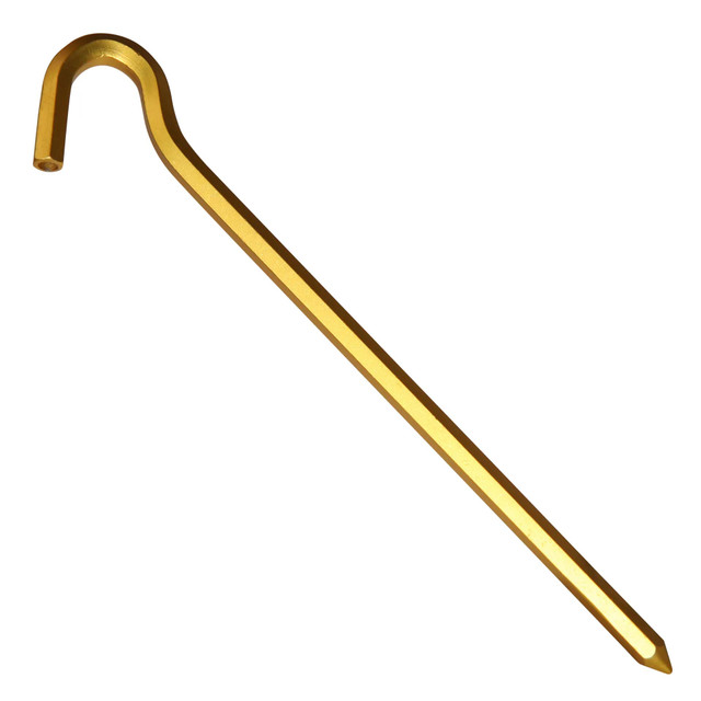 Aluminium Square Skewer Tent Peg - 6 Pack - Past Season Colour