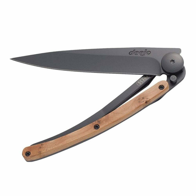 Deejo Black 37g Pocket Knife